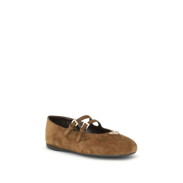 Suede Ballerinas Prada