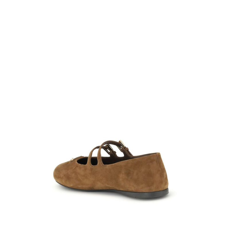 Suede Ballerinas Prada