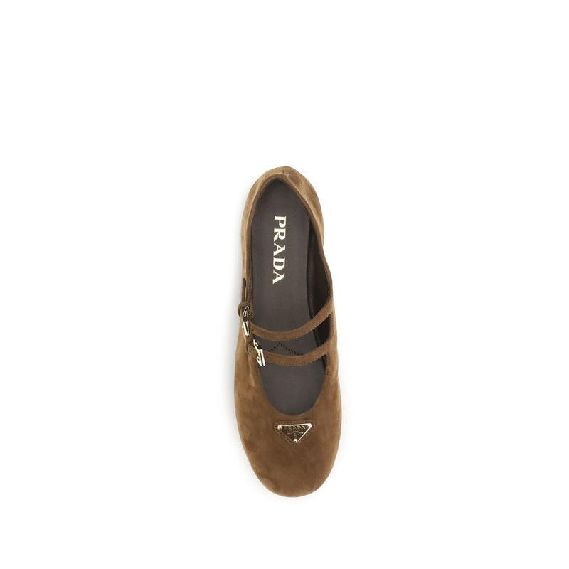 Suede Ballerinas Prada