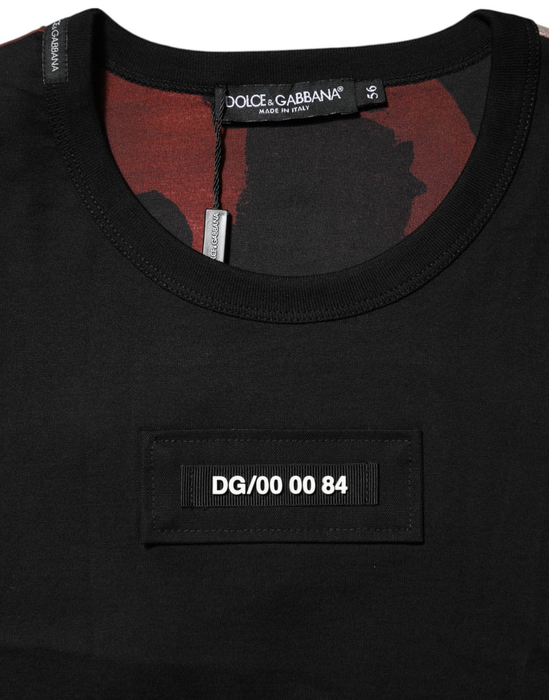 Multicolor Camouflage Crew Neck T-shirt Dolce & Gabbana