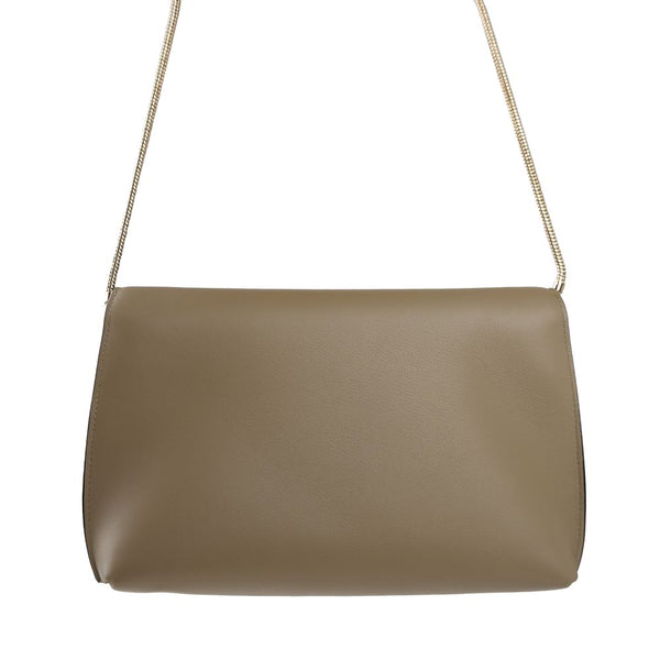 Beige Leather Crossbody Bag Giada