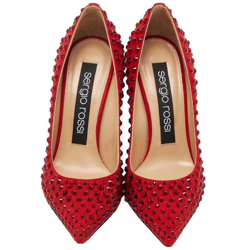 Red Calfskin Pump Sergio Rossi