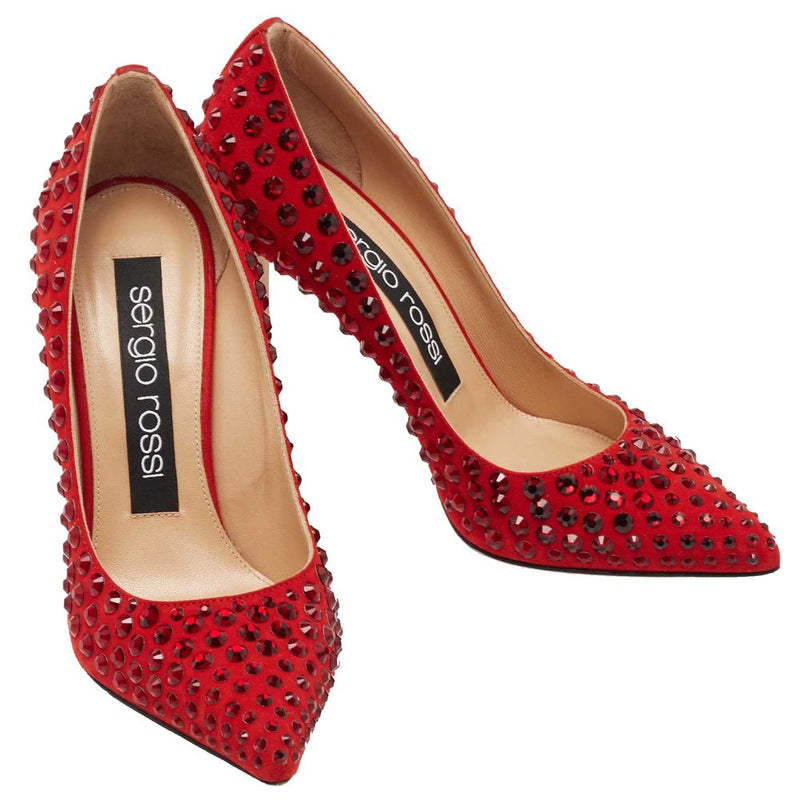 Red Calfskin Pump Sergio Rossi