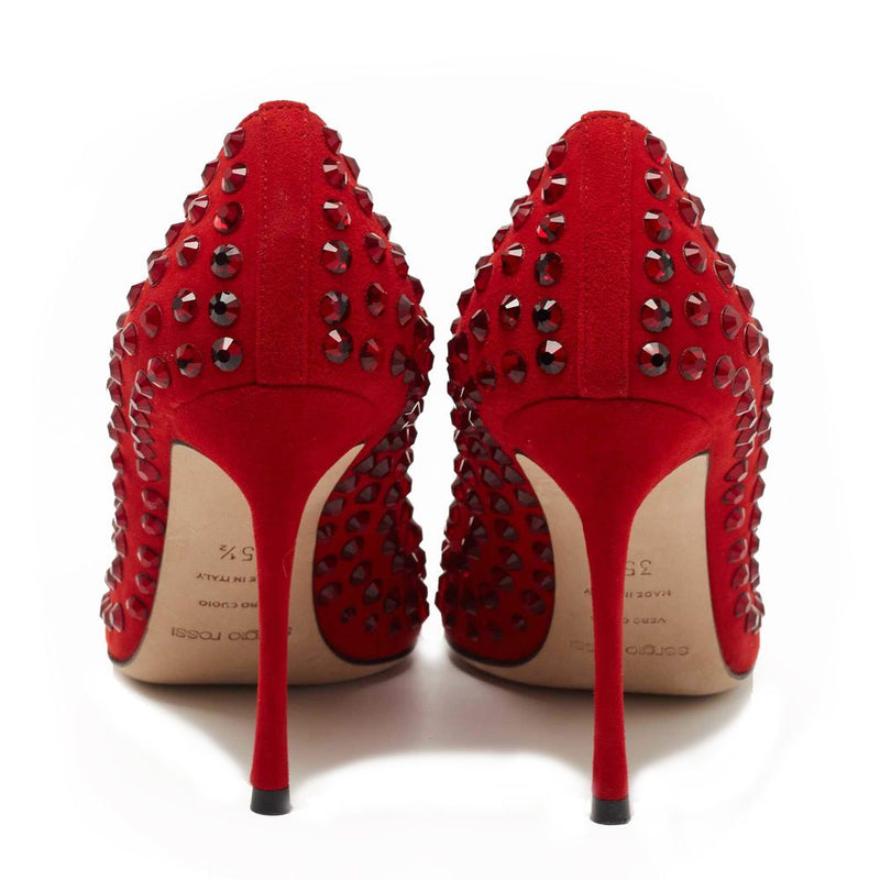 Red Calfskin Pump Sergio Rossi