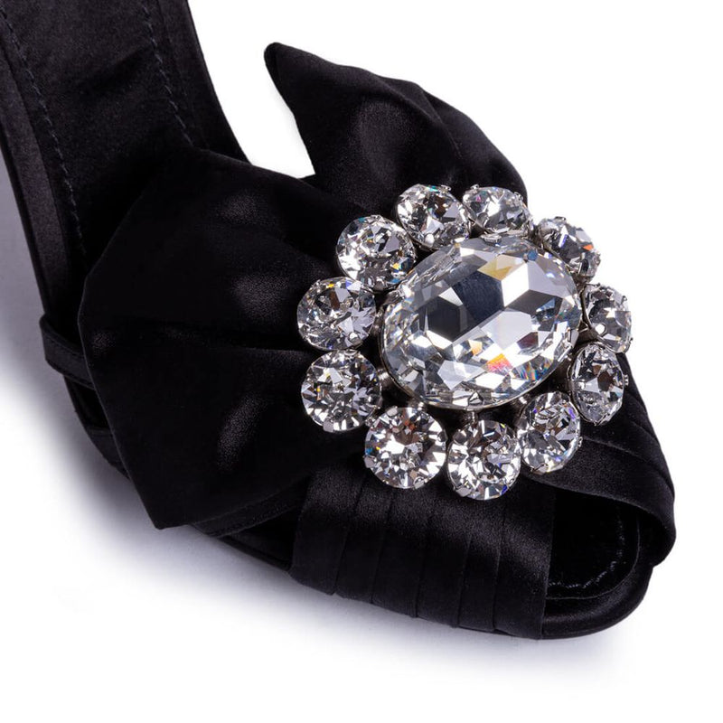 Black Goatskin Sandal Dolce & Gabbana