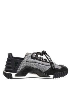 Black Gray NS1 Low Top Sneakers Shoes Dolce & Gabbana