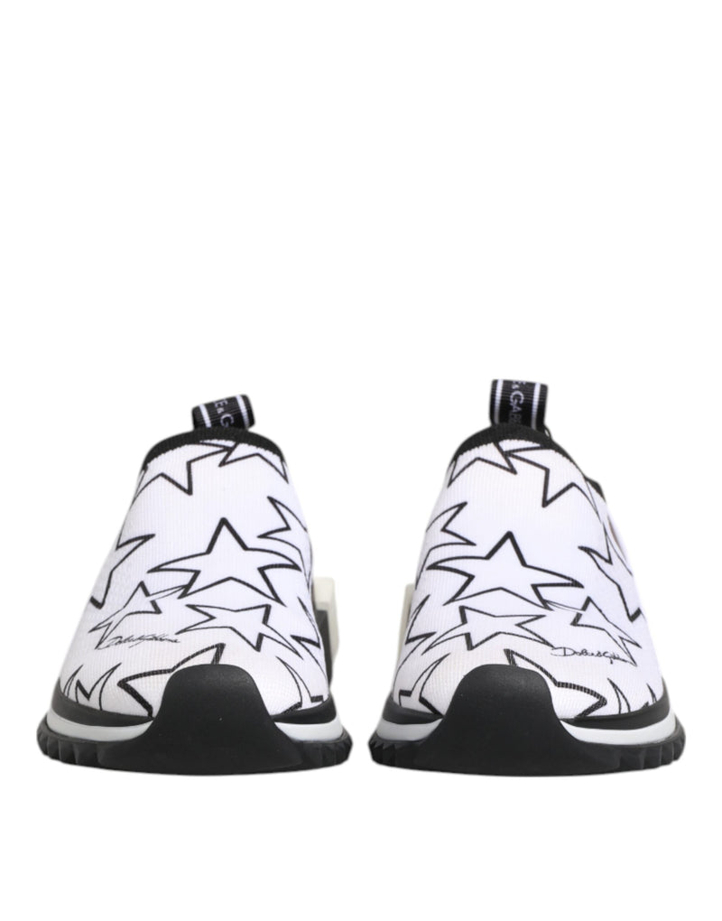 White Stars Sorrento Low Top Sneakers Shoes Dolce & Gabbana