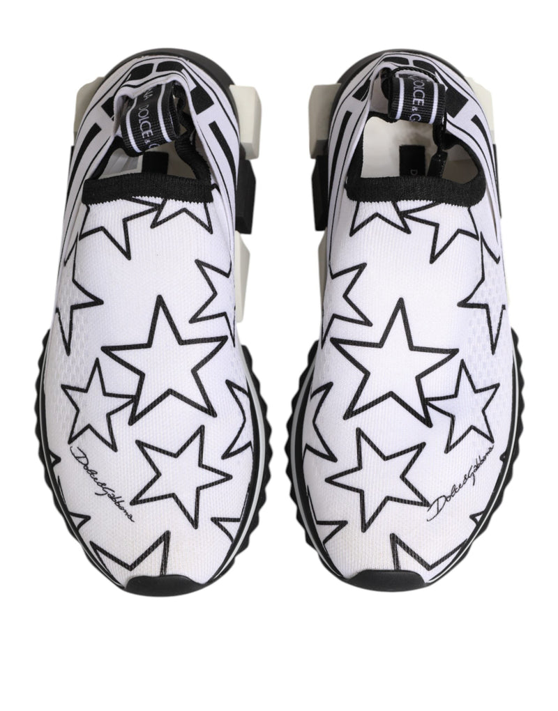 White Stars Sorrento Low Top Sneakers Shoes Dolce & Gabbana