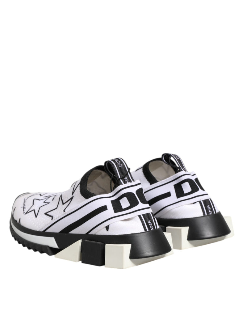 White Stars Sorrento Low Top Sneakers Shoes Dolce & Gabbana