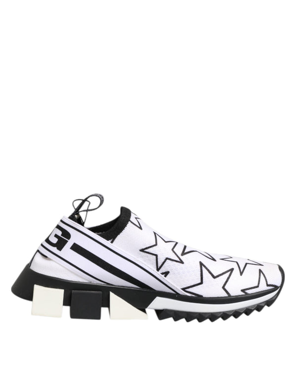 White Stars Sorrento Low Top Sneakers Shoes Dolce & Gabbana