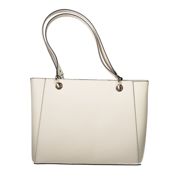 Beige Polyethylene Handbag Guess Jeans