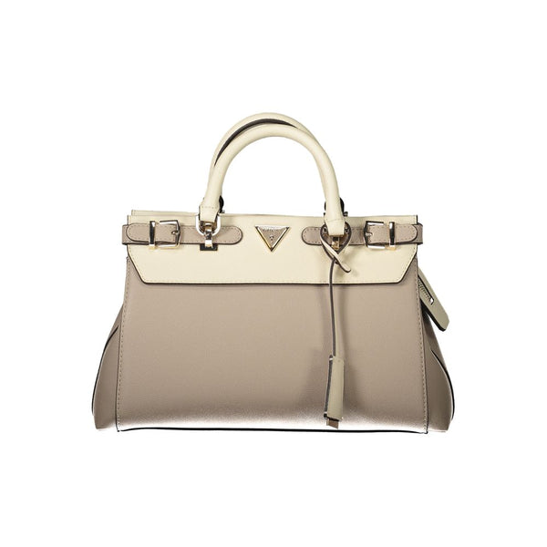 Beige Polyethylene Handbag Guess Jeans