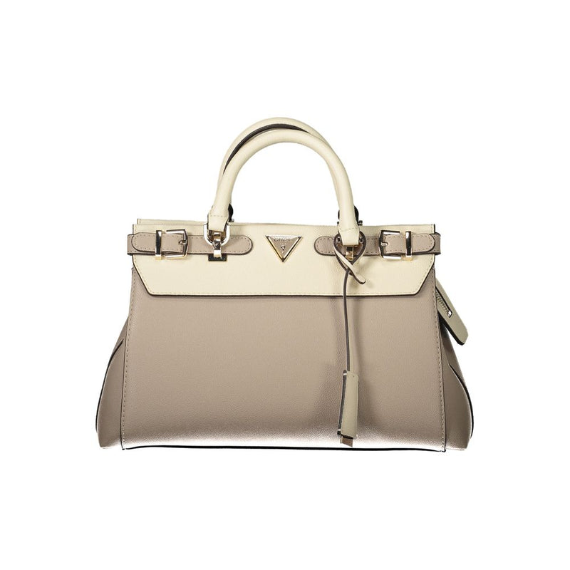 Beige Polyethylene Handbag Guess Jeans