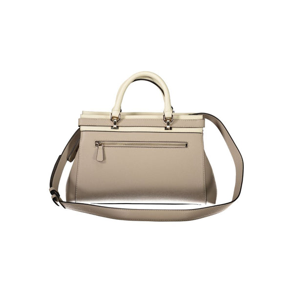 Beige Polyethylene Handbag Guess Jeans