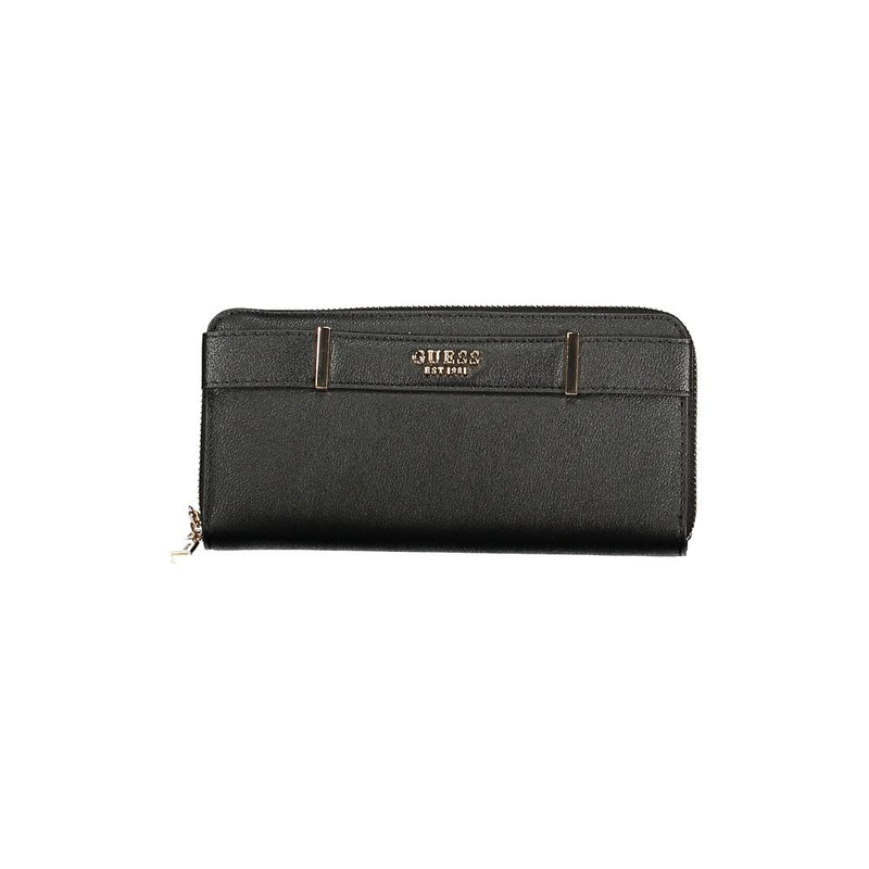 Black Polyethylene Wallet Guess Jeans