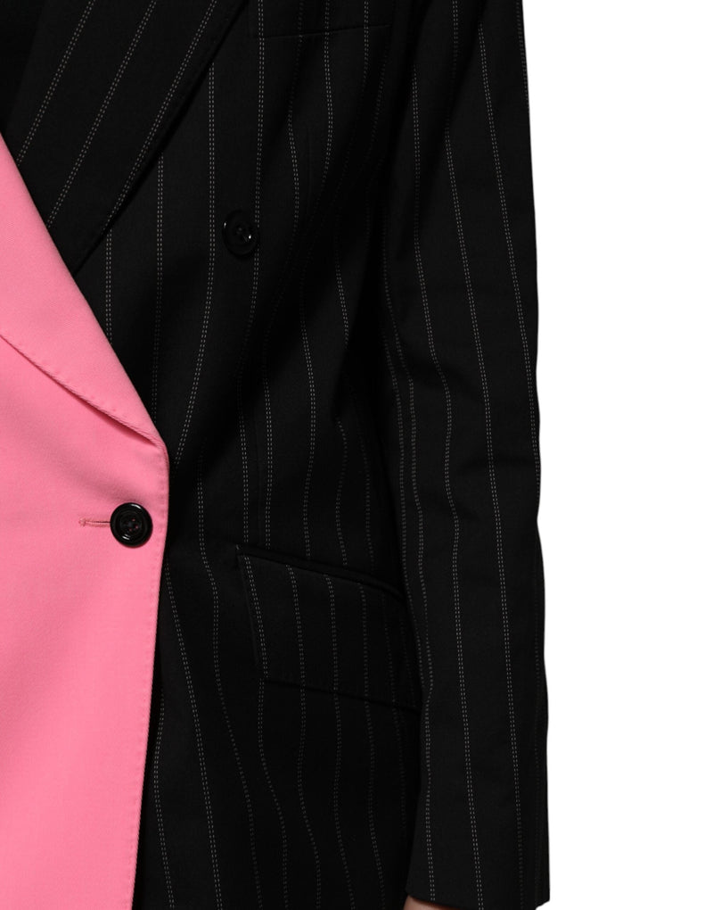 Multicolor Patchwork Embellished Coat Jacket Dolce & Gabbana