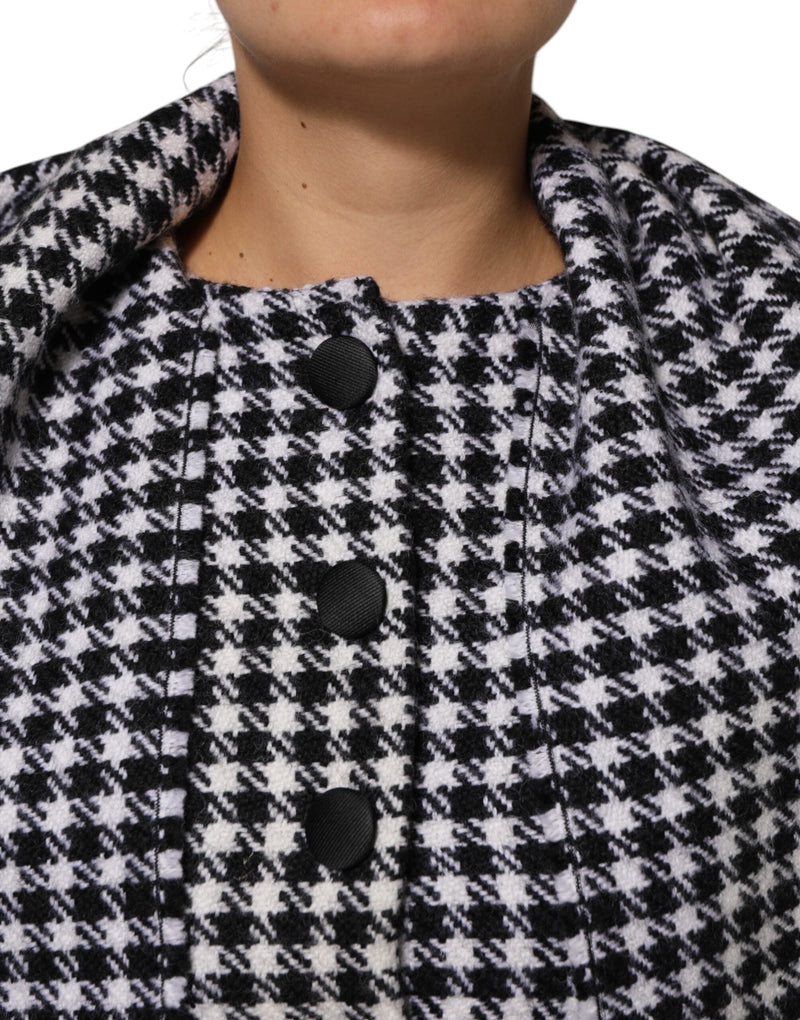 Multicolor Wool Monochrome Patterned Jacket Dolce & Gabbana