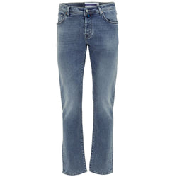 Blue Cotton Jeans & Pant Jacob Cohen