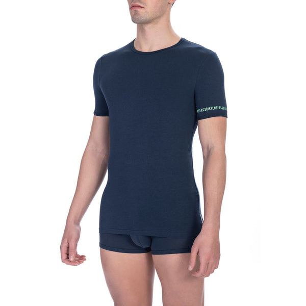 Black Cotton Unisex T-Shirt Bikkembergs