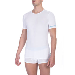 White Cotton Unisex T-Shirt Bikkembergs