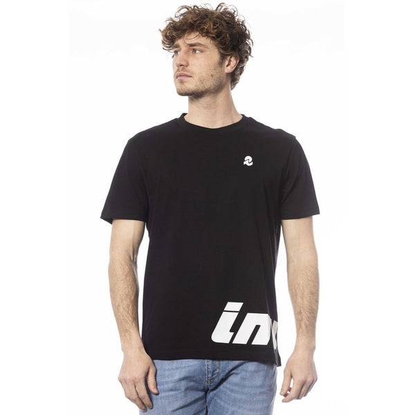 Black Cotton Unisex T-Shirt Invicta