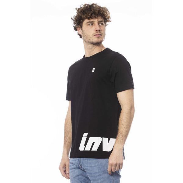 Black Cotton Unisex T-Shirt Invicta