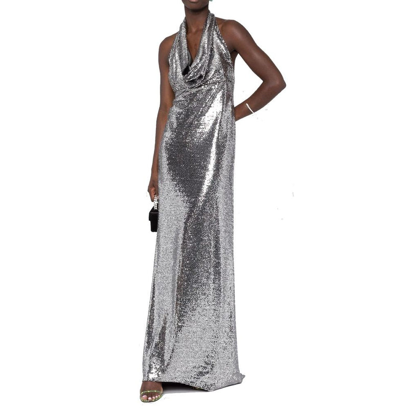 Sequin-Embellished Long Dress BLANCA VITA
