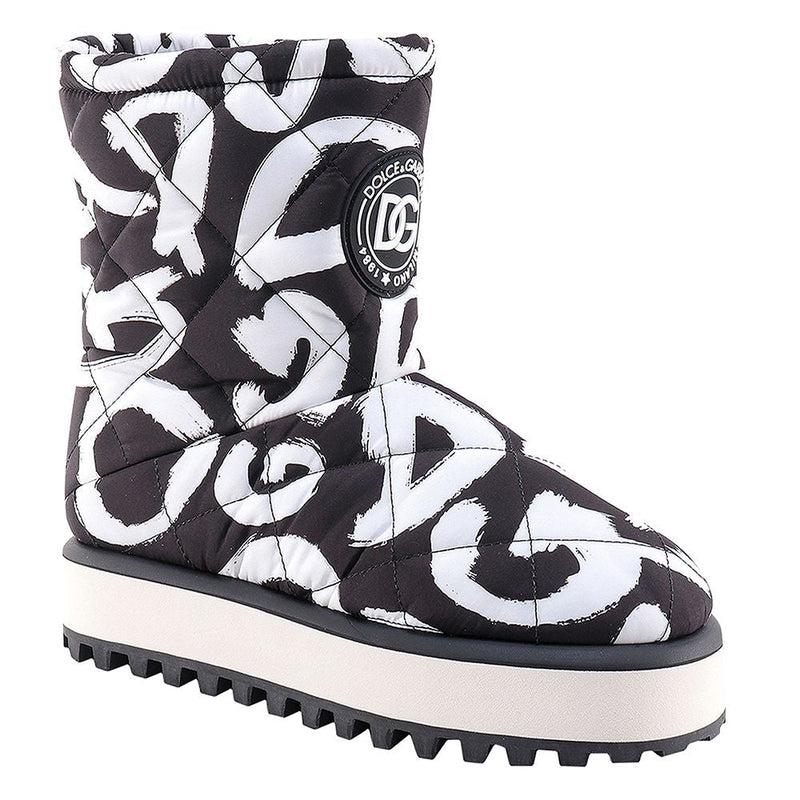 Black Nylon Boot Dolce & Gabbana