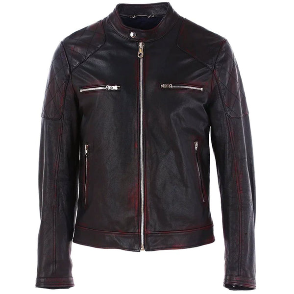 Black Goatskin Jacket Dolce & Gabbana