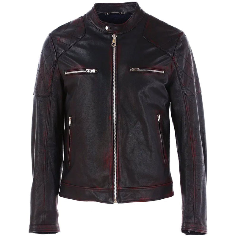 Black Goatskin Jacket Dolce & Gabbana