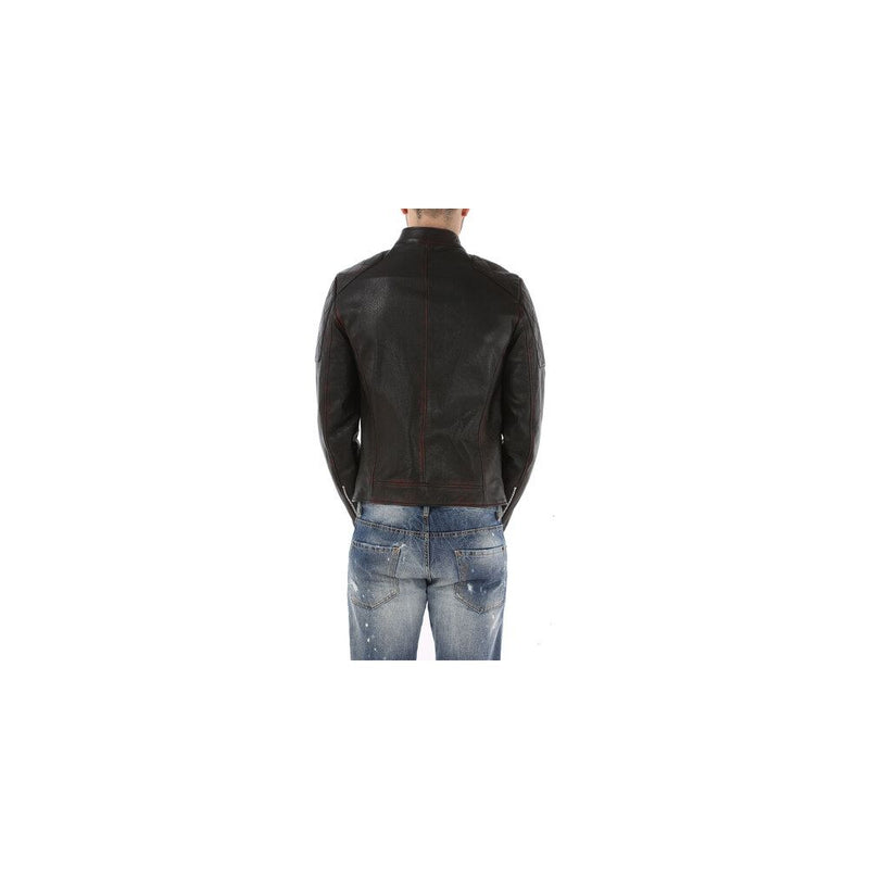 Black Goatskin Jacket Dolce & Gabbana