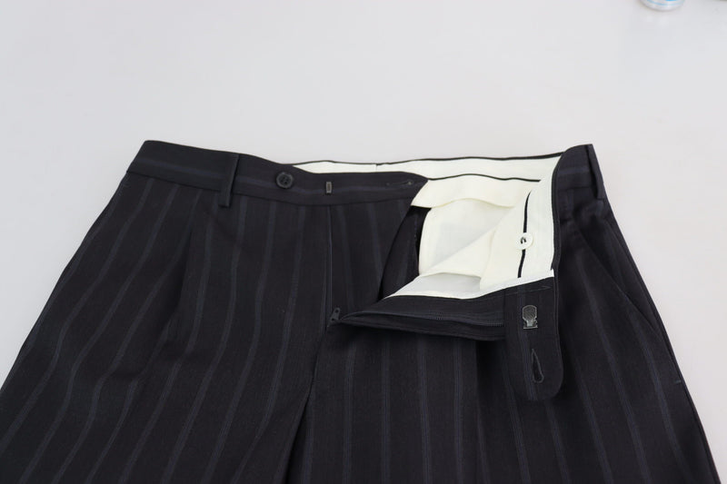Gray Wool Blend Formal Trousers Pants Dolce & Gabbana