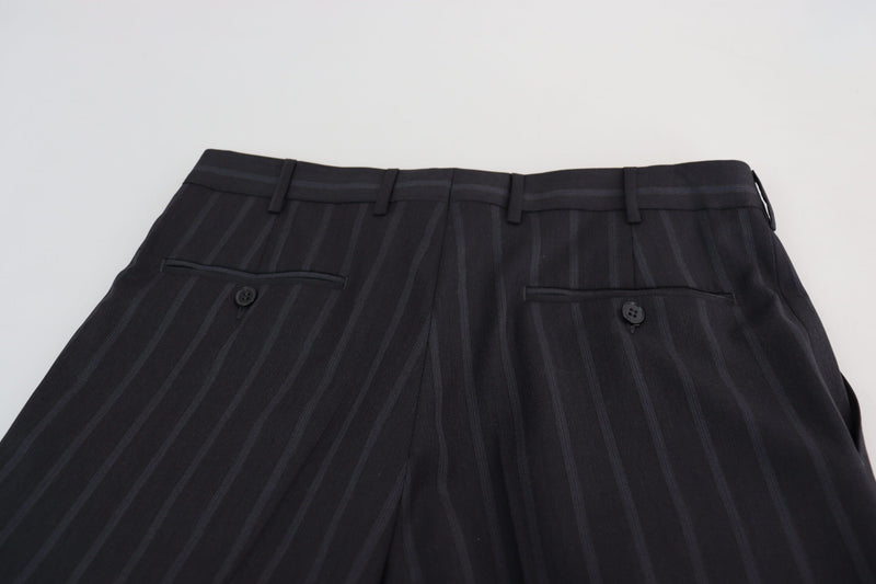 Gray Wool Blend Formal Trousers Pants Dolce & Gabbana