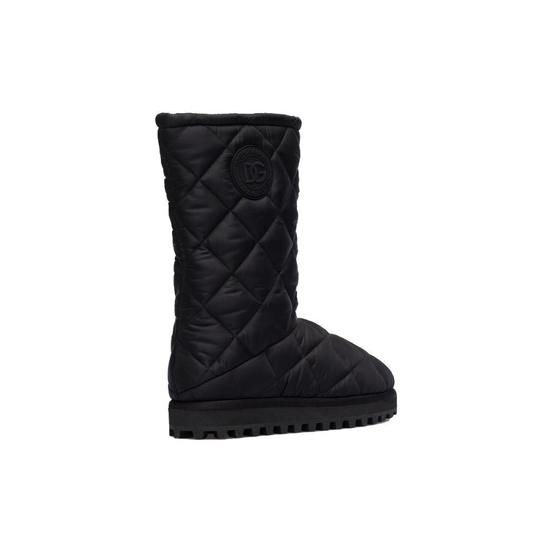 Black Nylon Boot Dolce & Gabbana