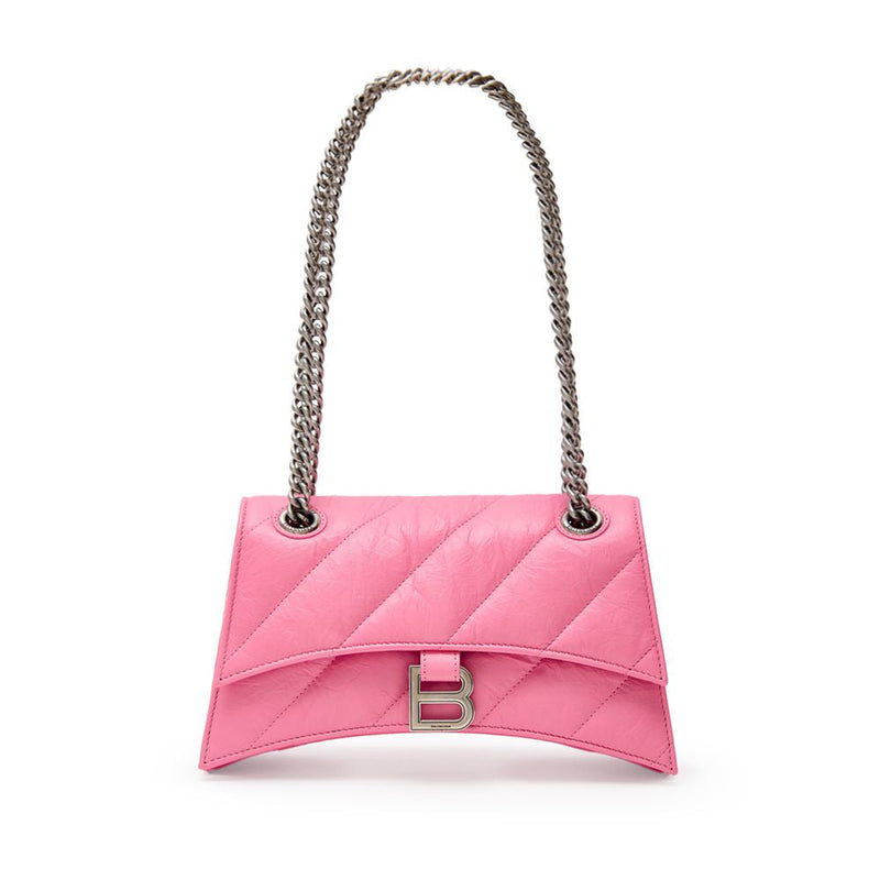 Pink Leather Shoulder Bag Balenciaga
