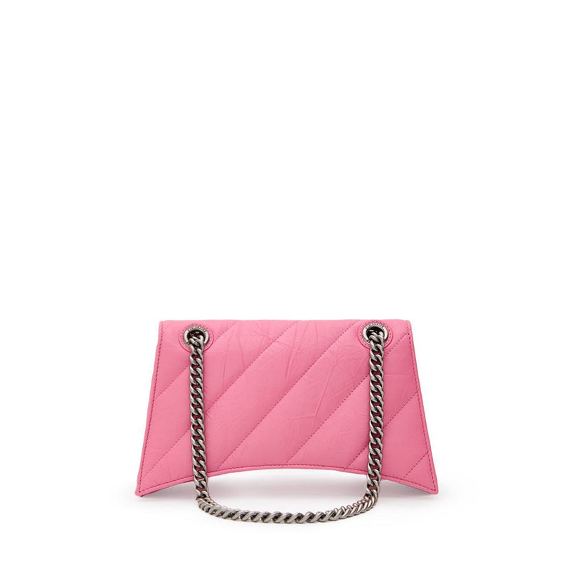Pink Leather Shoulder Bag Balenciaga