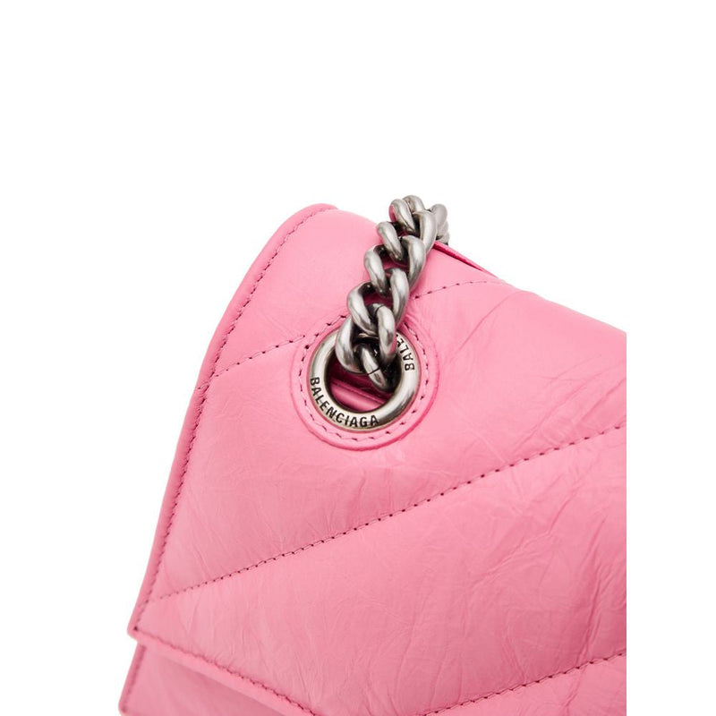 Pink Leather Shoulder Bag Balenciaga