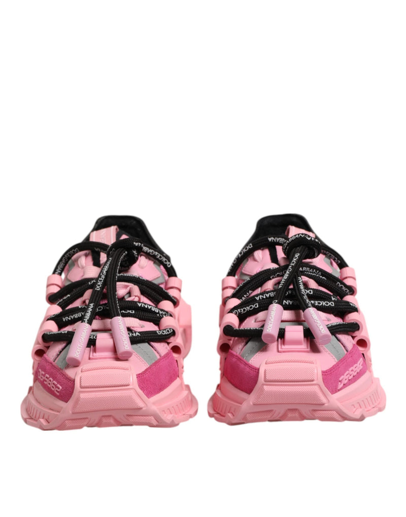 Pink Low Top Space Women Sneakers Shoes Dolce & Gabbana