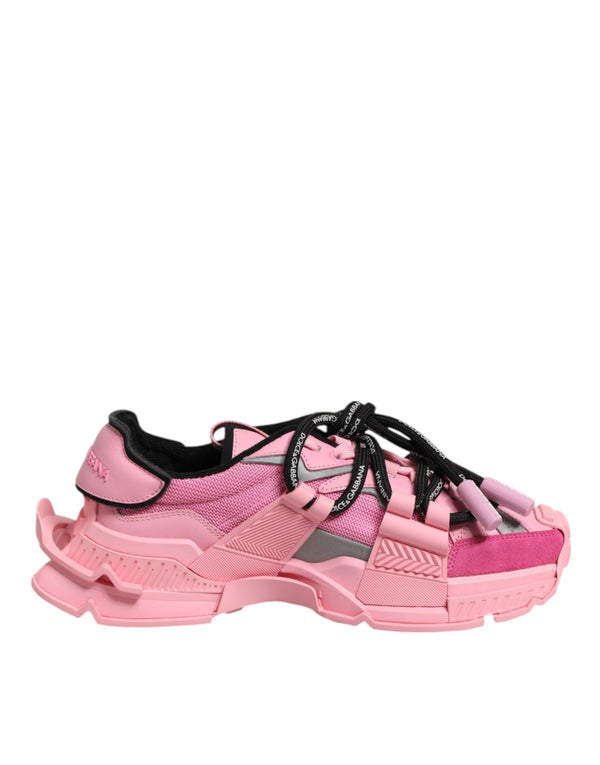 Pink Low Top Space Women Sneakers Shoes Dolce & Gabbana