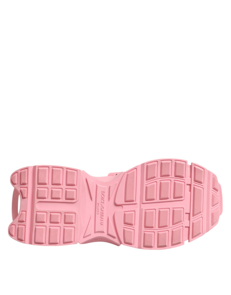 Pink Low Top Space Women Sneakers Shoes Dolce & Gabbana