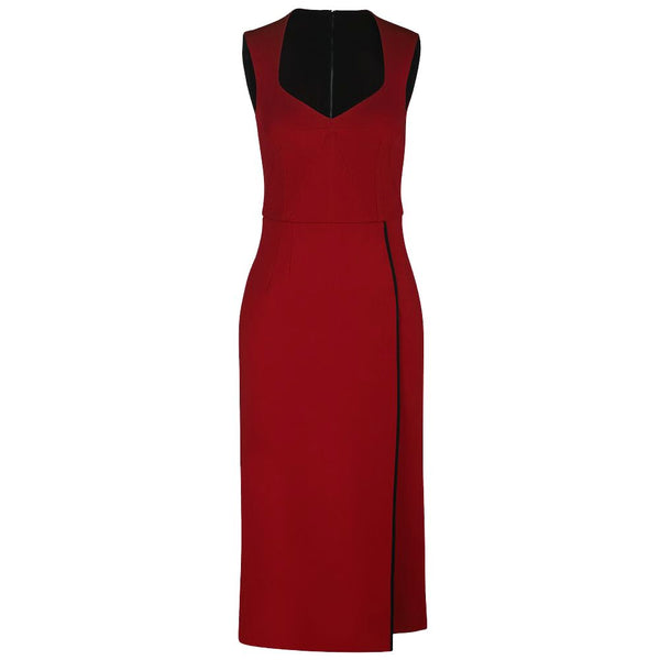 Red Viscose Dress Dolce & Gabbana