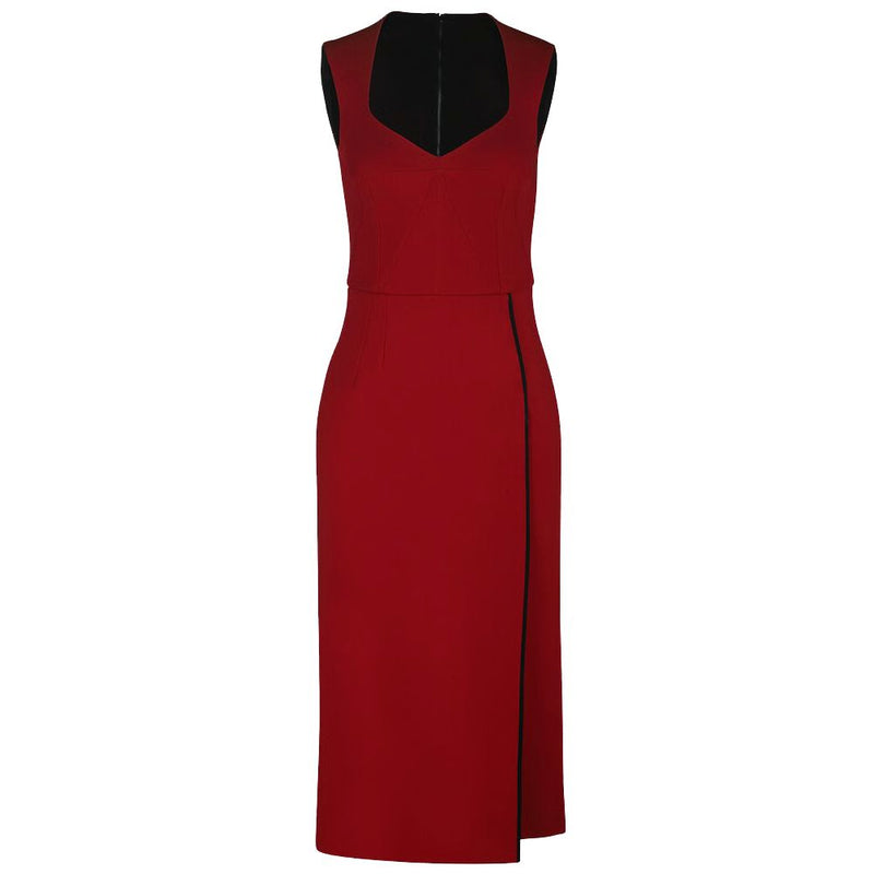 Red Viscose Dress Dolce & Gabbana
