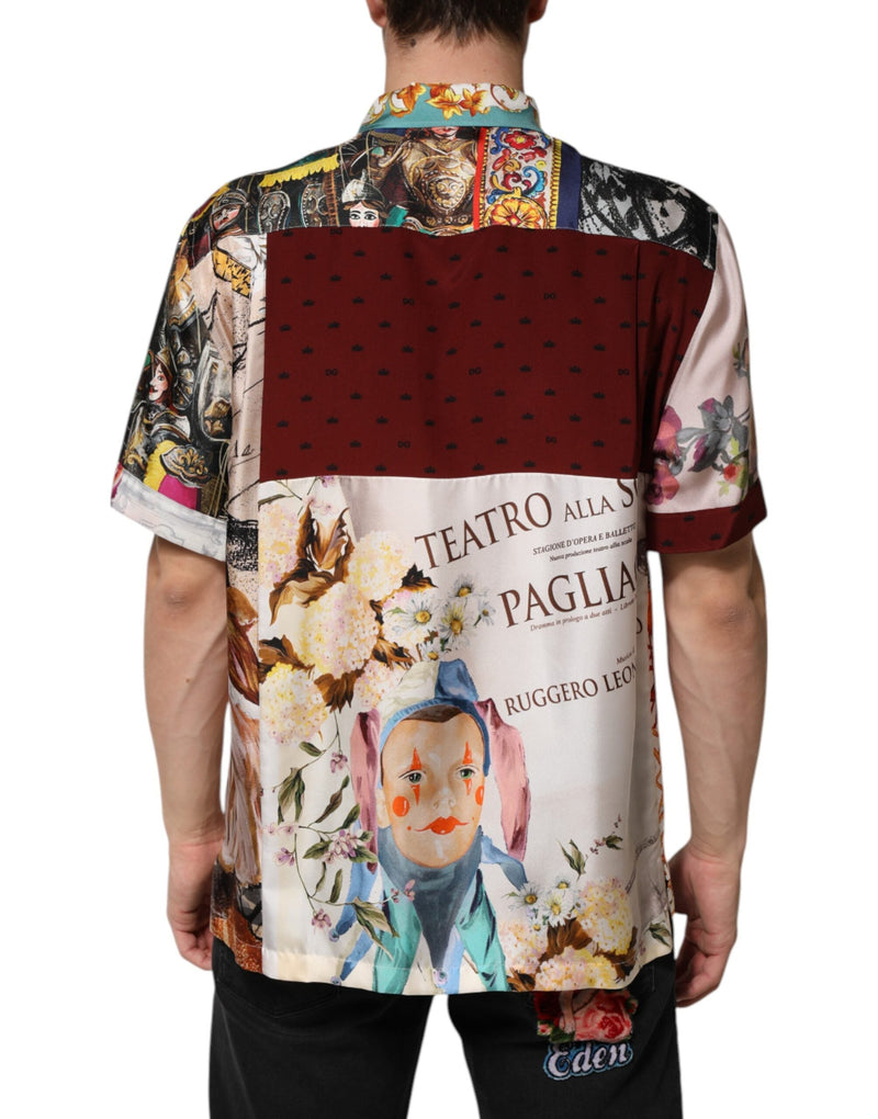 Multicolor Shell Print Hawaii Casual Shirt Dolce & Gabbana