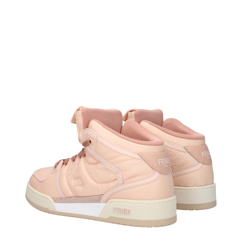 Pink Nylon High Tops Fendi