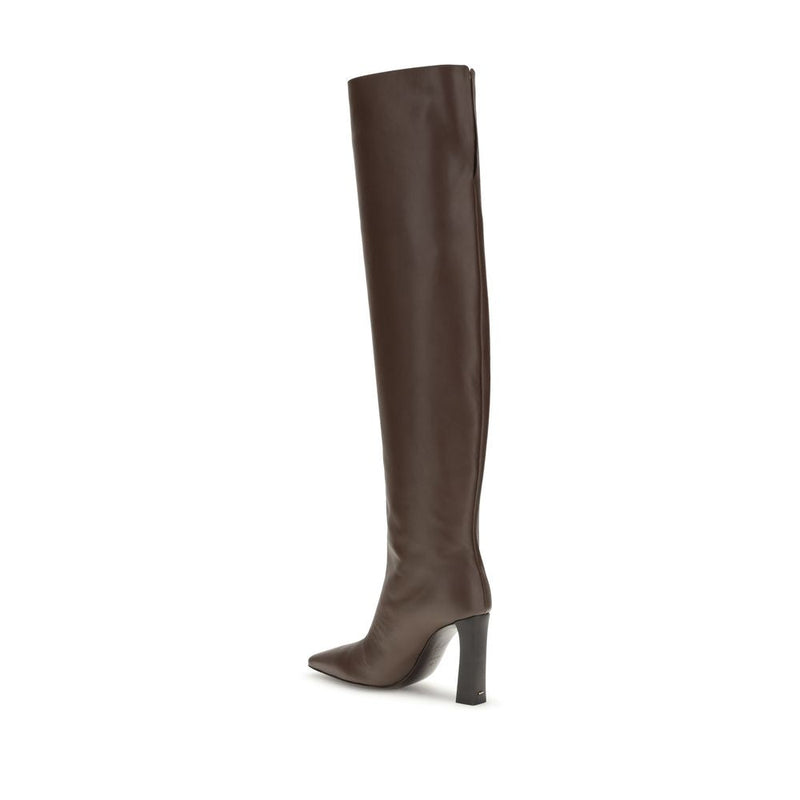 Extra high leather Boots Giuseppe Zanotti