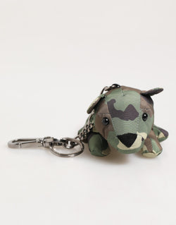 Multicolor Camouflage Animal Silhouette Keychain Keyring Dolce & Gabbana