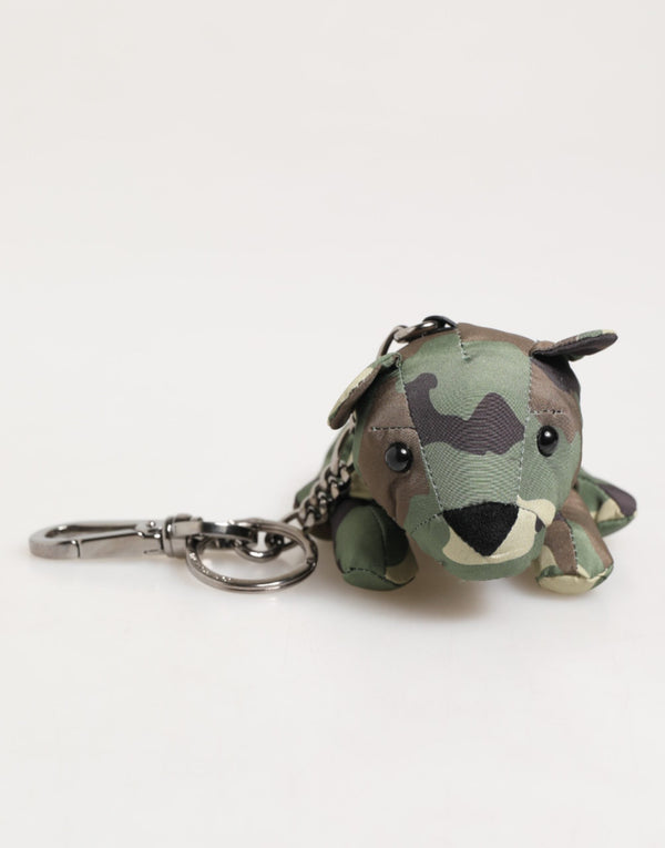 Multicolor Camouflage Animal Silhouette Keychain Keyring Dolce & Gabbana
