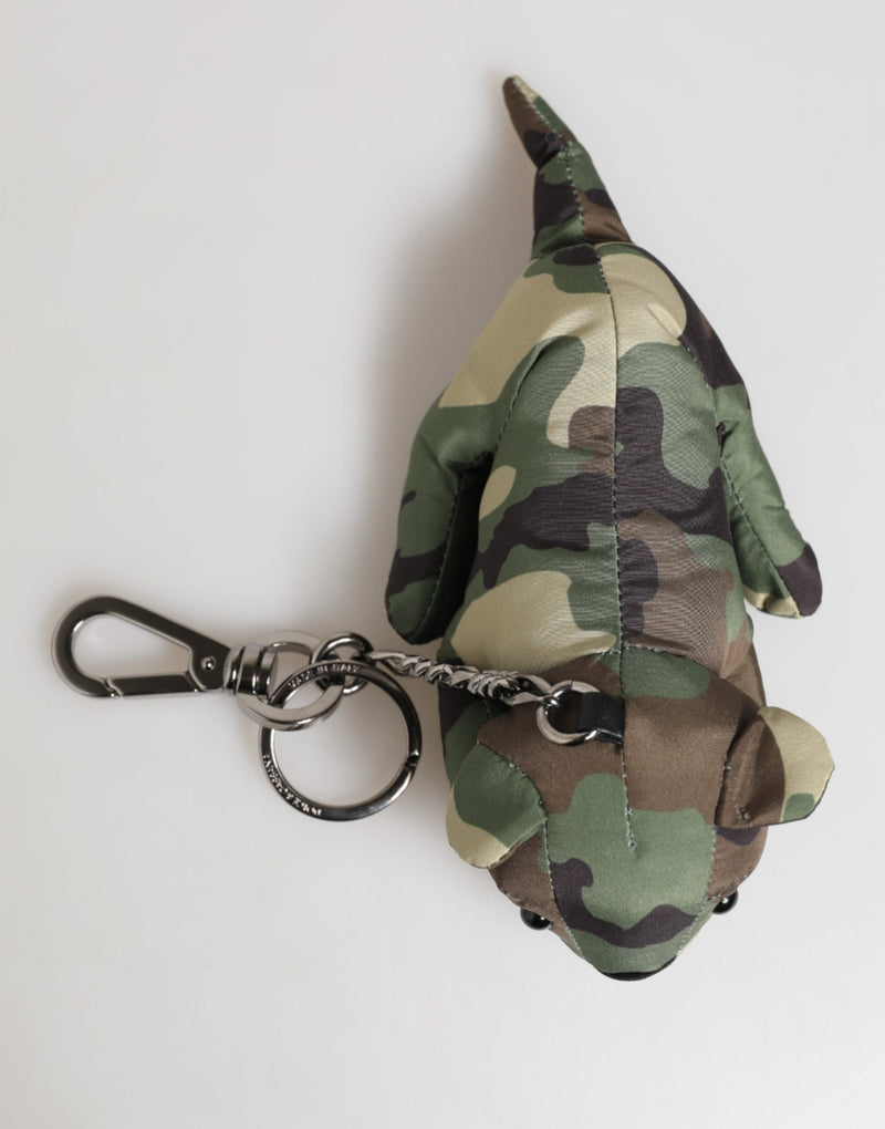 Multicolor Camouflage Animal Silhouette Keychain Keyring Dolce & Gabbana