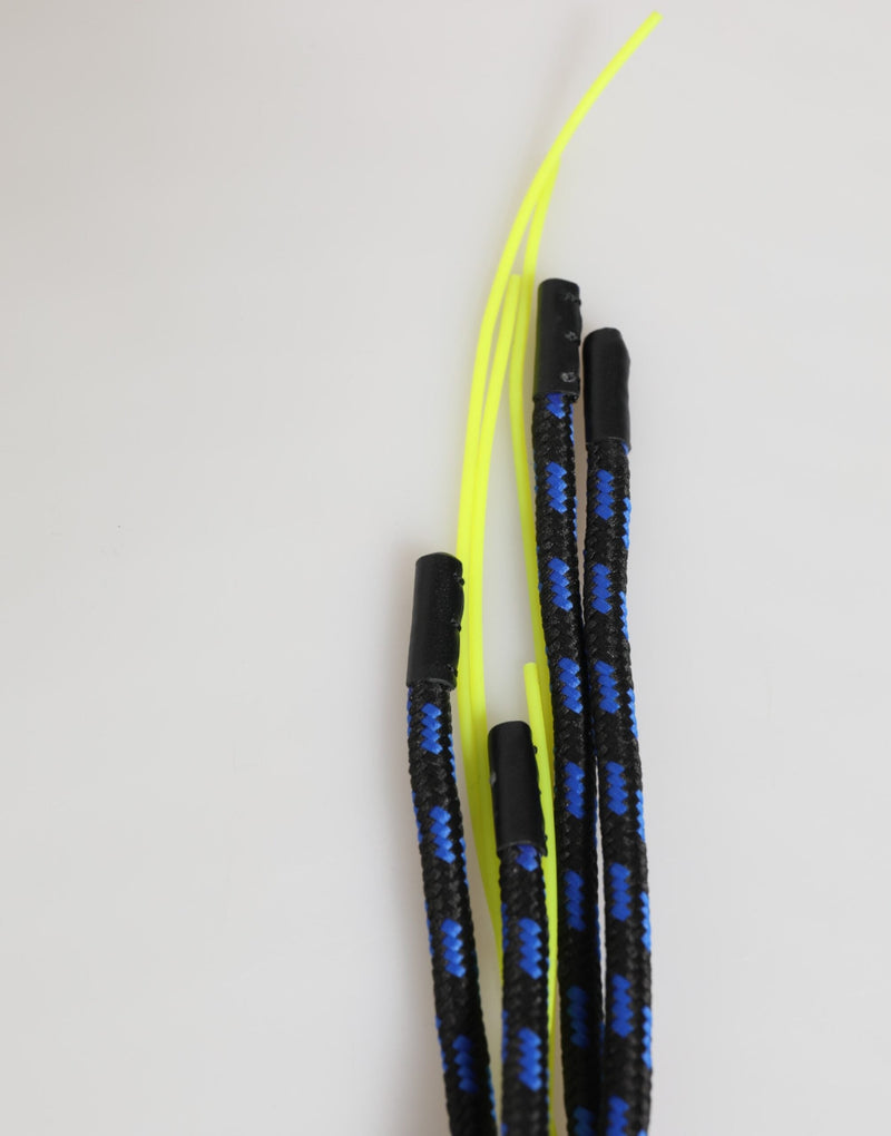 Multicolor Polyester Tape String DG Logo Keychain Keyring Dolce & Gabbana