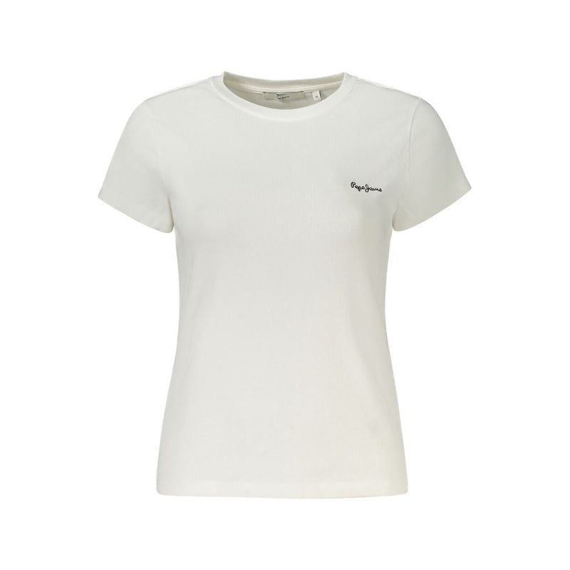 White Cotton Tops & T-Shirt Pepe Jeans